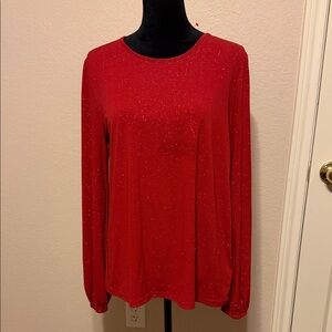 MICHAEL Michael Kors Sparkling Red Blouse